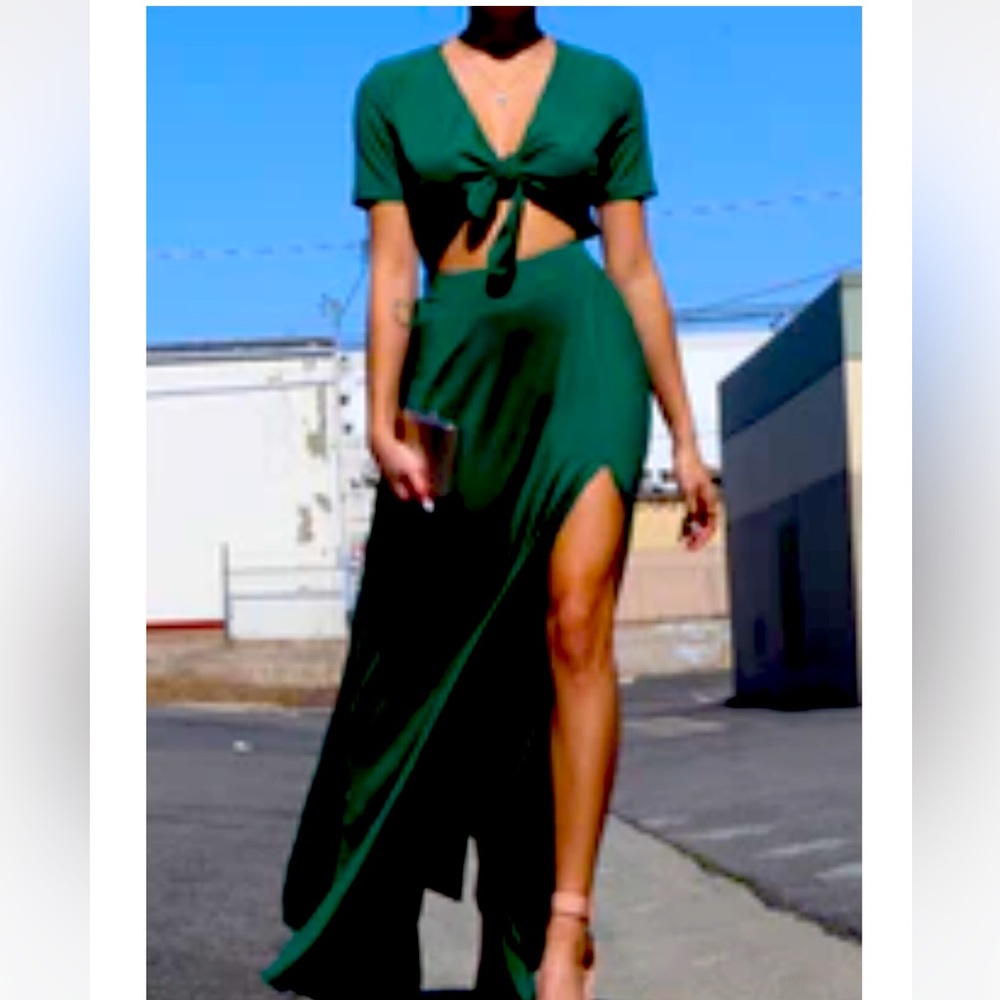 Maxi Dress Hunter Green